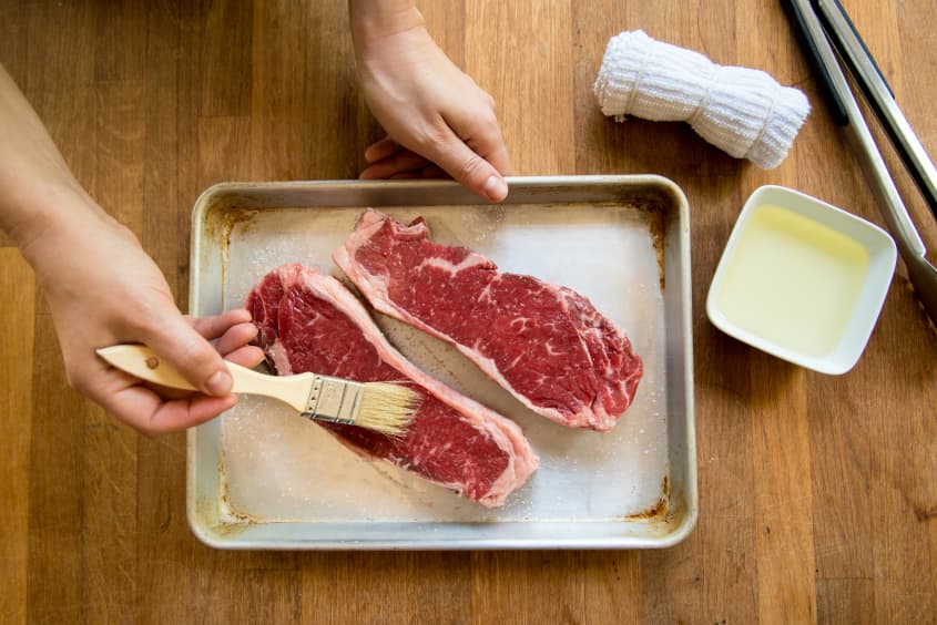 1 inch shop steak grill time