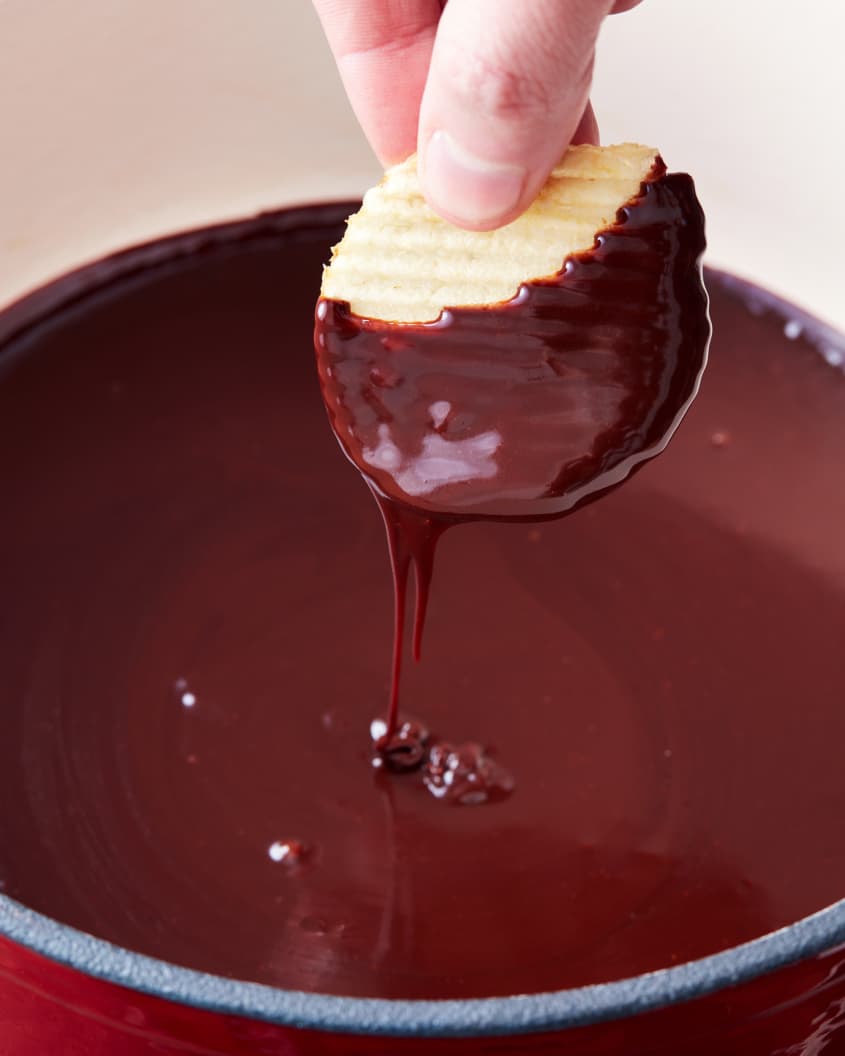 How to Make Easy Chocolate Fondue Kitchn