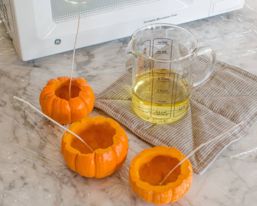 How To Make a Candle Out of a Pumpkin The Kitchn