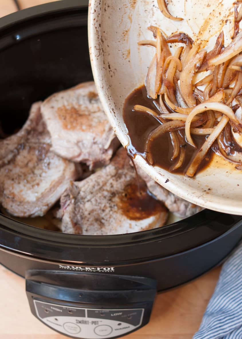 How To Cook Pork Chops in the Slow Cooker The Kitchn