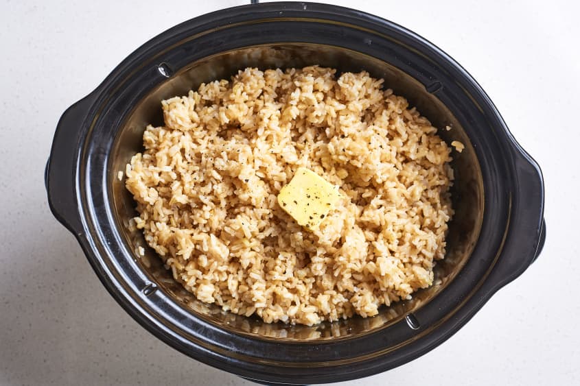 Easy Slow Cooker Brown Rice The Kitchn