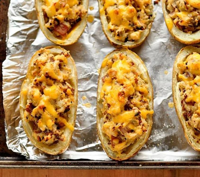 Recipe: Bacon-Cheddar Twice-Baked Potatoes | The Kitchn