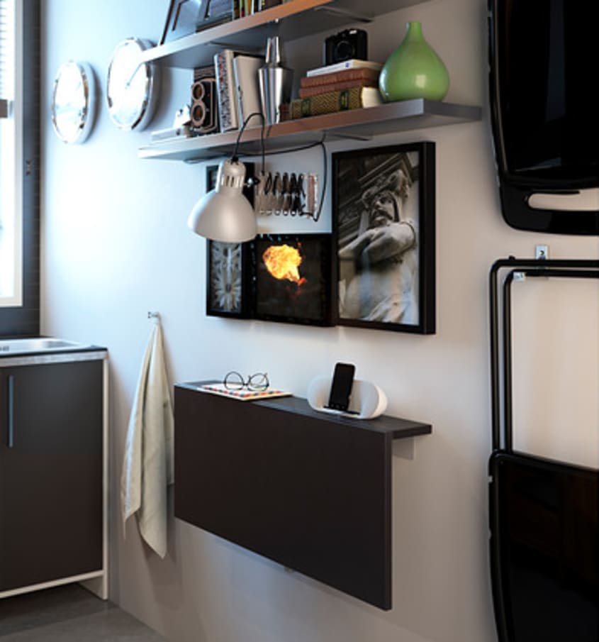 Yes, You Too Can Have an Eat-In Kitchen: IKEA’s Wall-Mounted Drop Leaf ...
