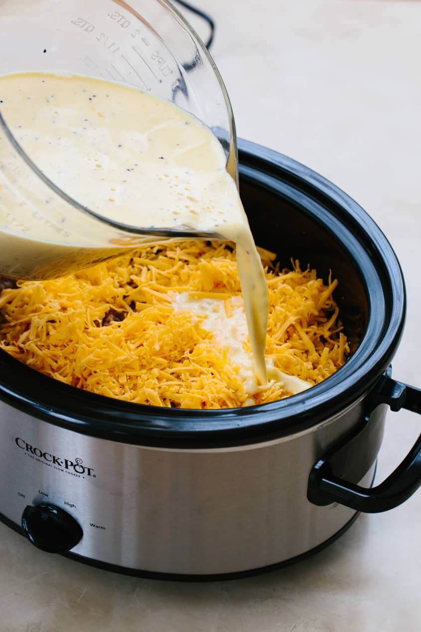 How To Make a Sausage and Egg Breakfast Casserole in the Slow Cooker