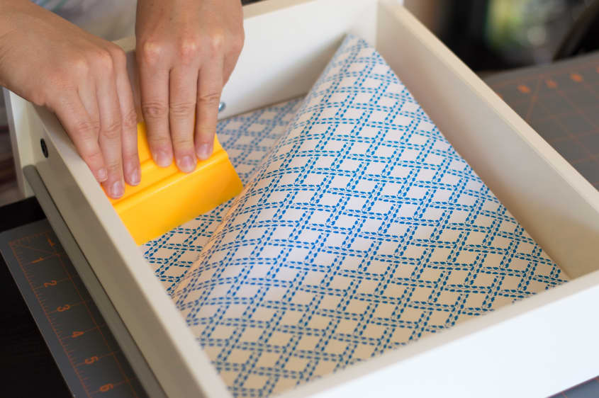 How To Line Kitchen Drawers & Shelves with Cheery Paper The Kitchn