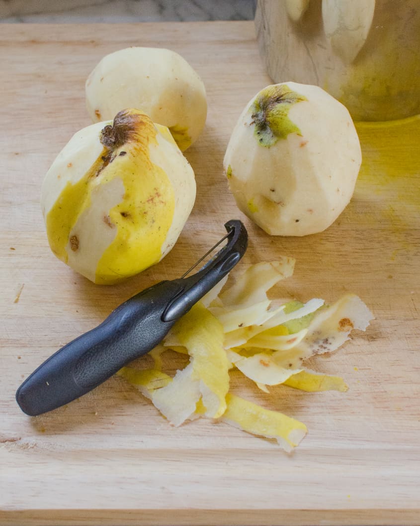 Poached Quince Recipe (Sweet and Tender) The Kitchn