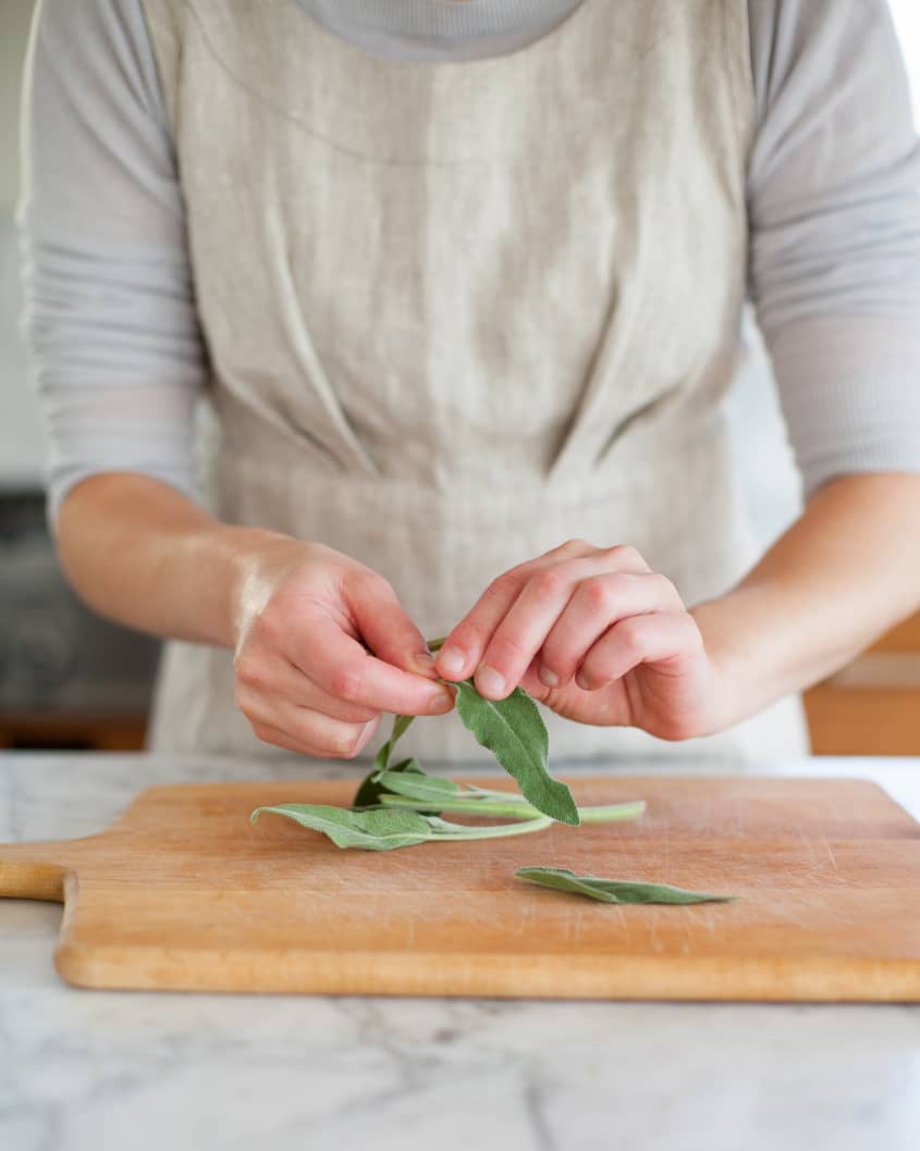 How To Strip Herbs off Their Stems The Kitchn