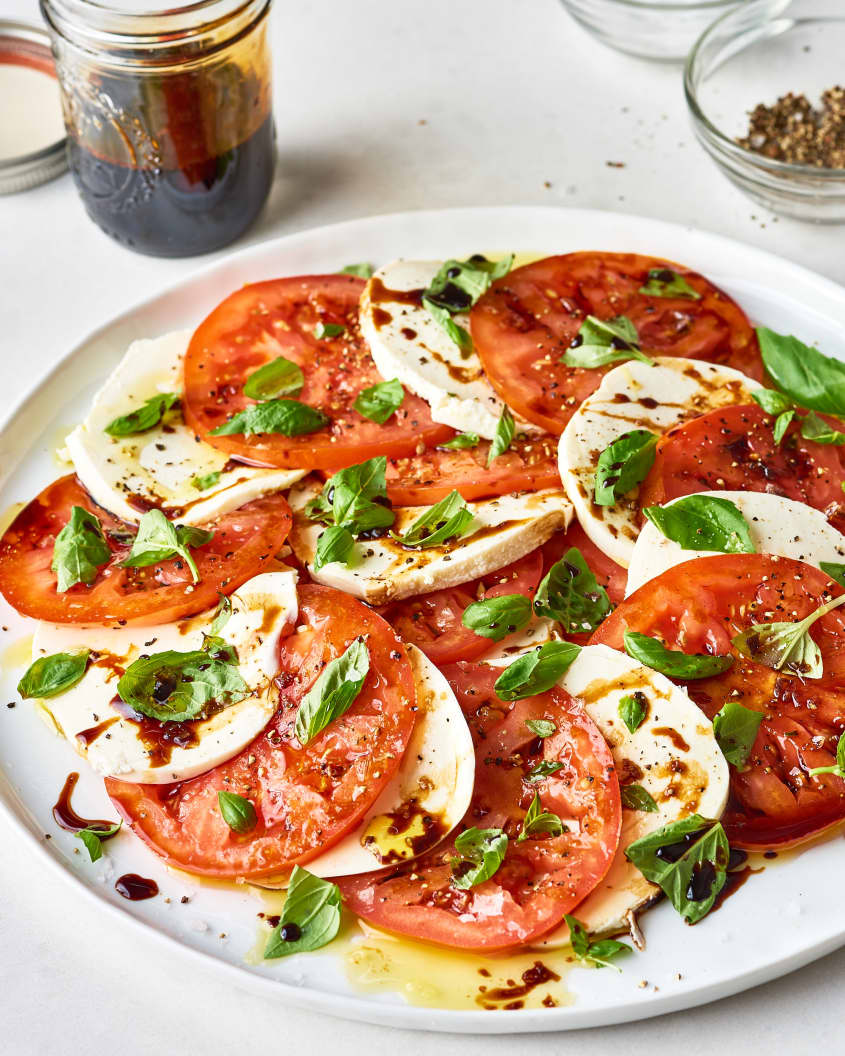 Easy Caprese Salad Recipe With Balsamic Glaze The Kitchn