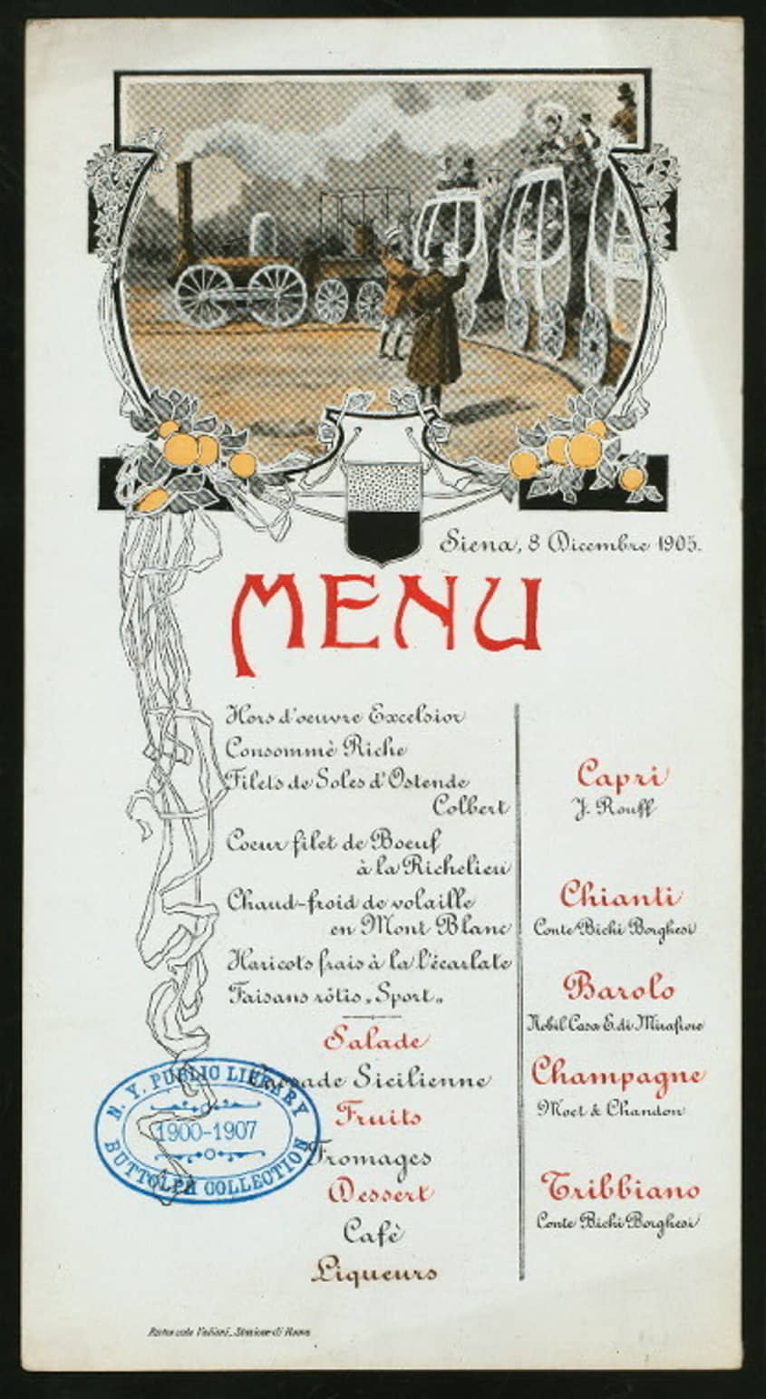 Print and Hang! Menus from the New York Public Library | The Kitchn