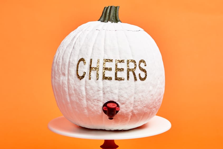 How To Turn a Pumpkin into a Wine Dispenser The Kitchn