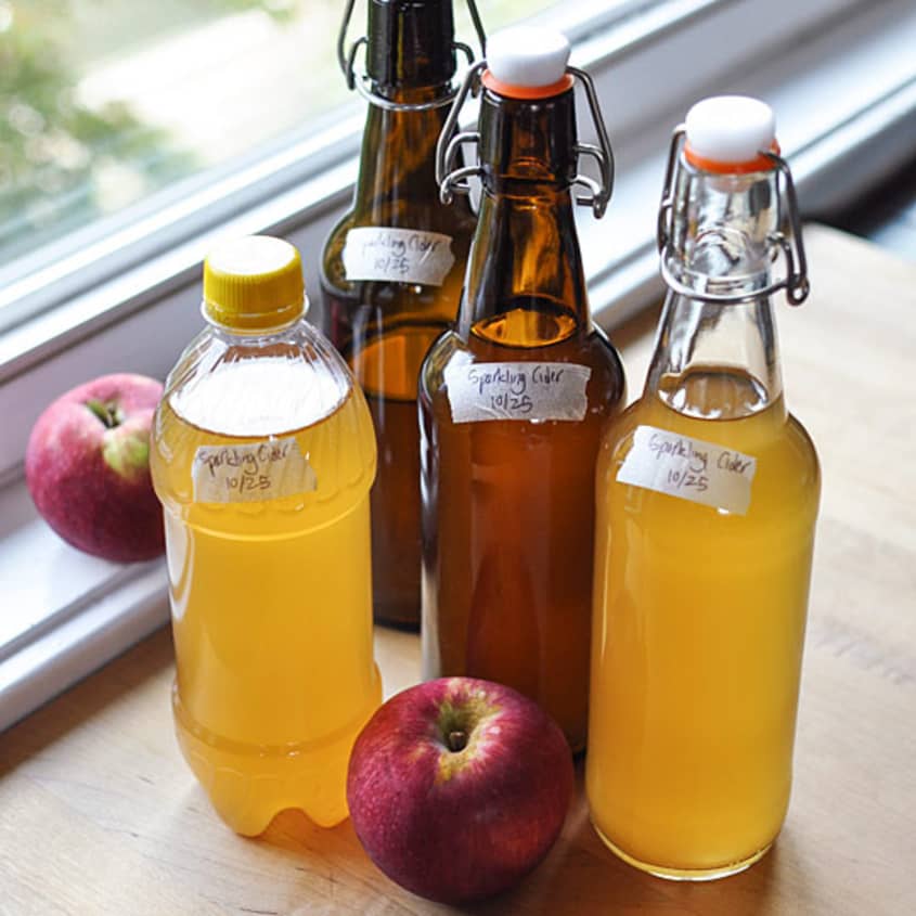 How To Make Sparkling Cider with Just 2 Ingredients | The Kitchn