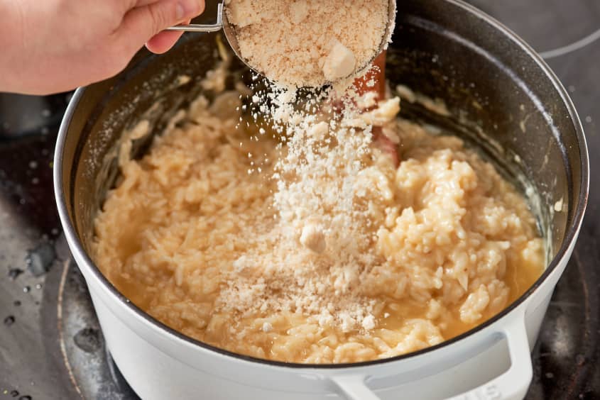 OvenBaked Risotto Recipe (With Peas, Pesto & Pancetta) The Kitchn