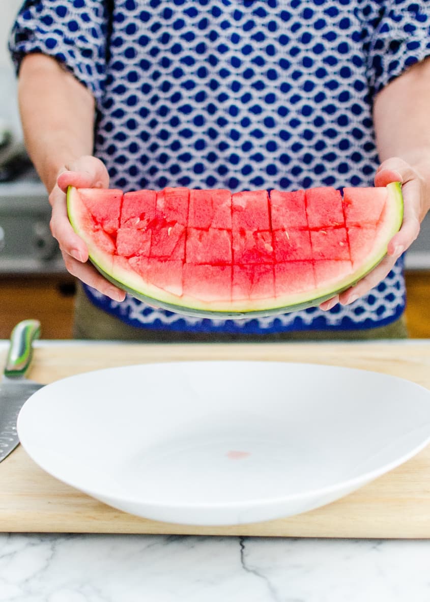 How to Cut Up a Watermelon - Step by Step Tutorial | The Kitchn