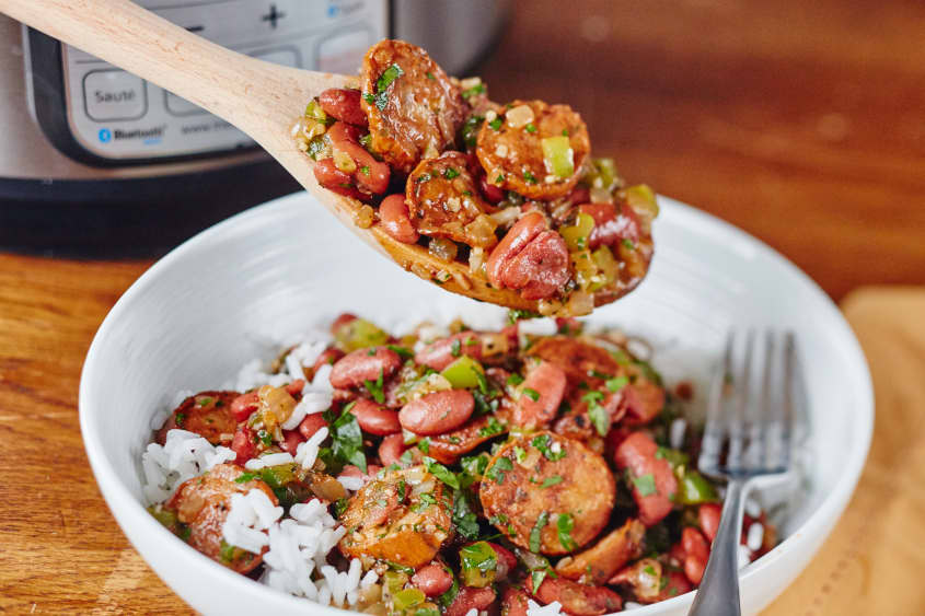 Pressure Cooker Red Beans and Rice Recipe The Kitchn