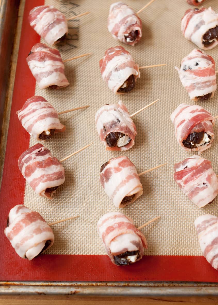 BaconWrapped Dates Recipe (Perfect Crowd Pleaser) The Kitchn