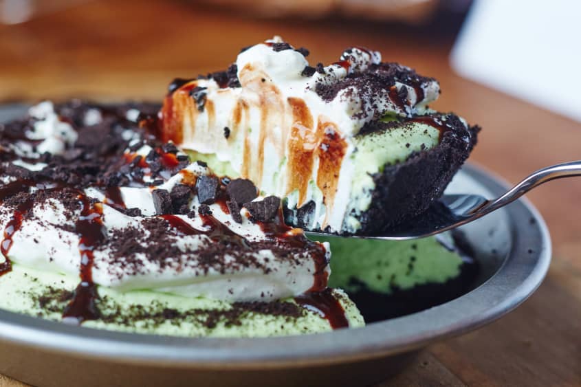 Shamrock Shake Meets Oreos in Grasshopper Pie | The Kitchn