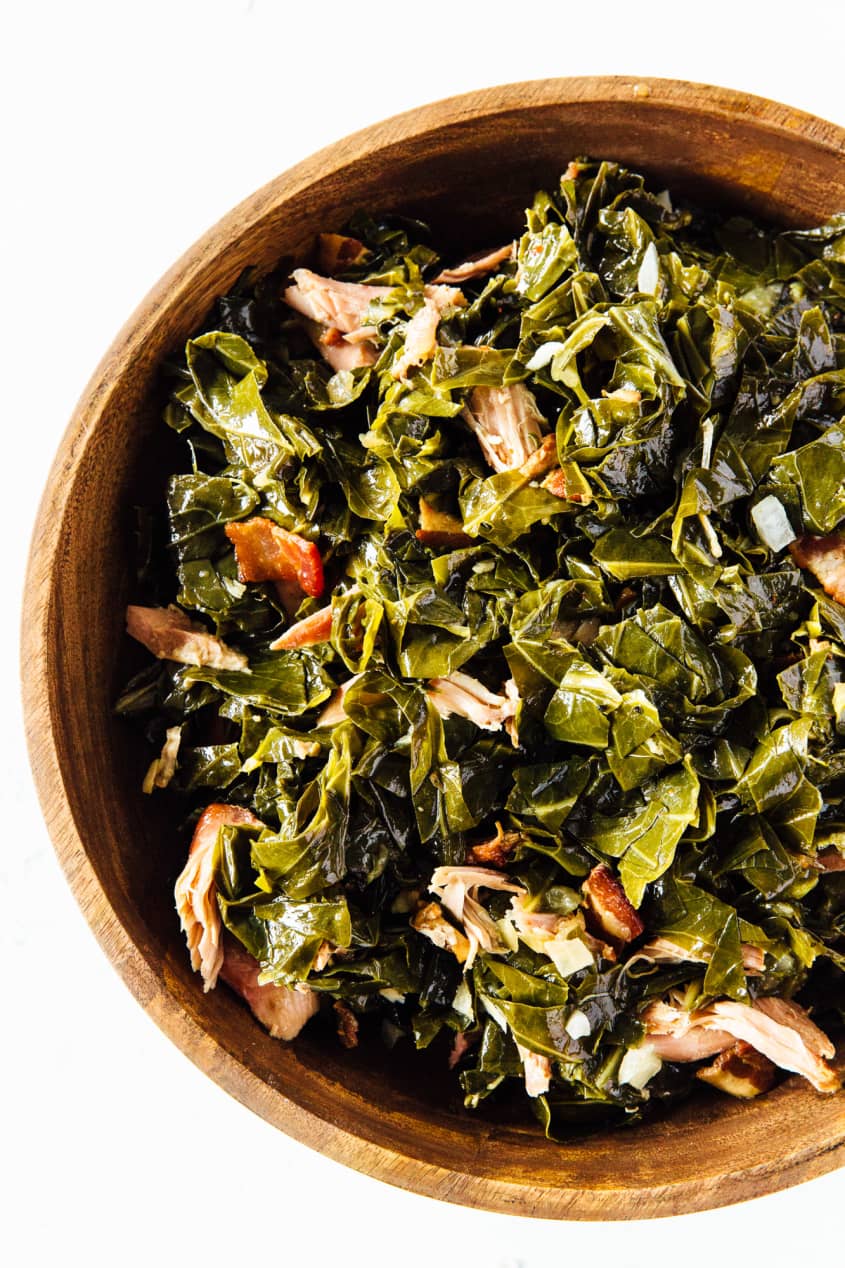 How To Cook Collard Greens in the Slow Cooker The Kitchn