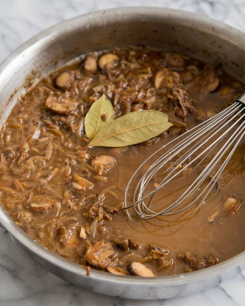 Caramelized Onion and Mushroom Gravy (Also Vegan!) The Kitchn