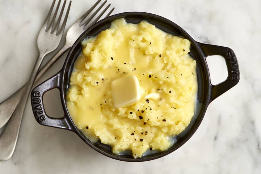 Mashed Potatoes Recipe For Two Requires No Equipment The Kitchn 