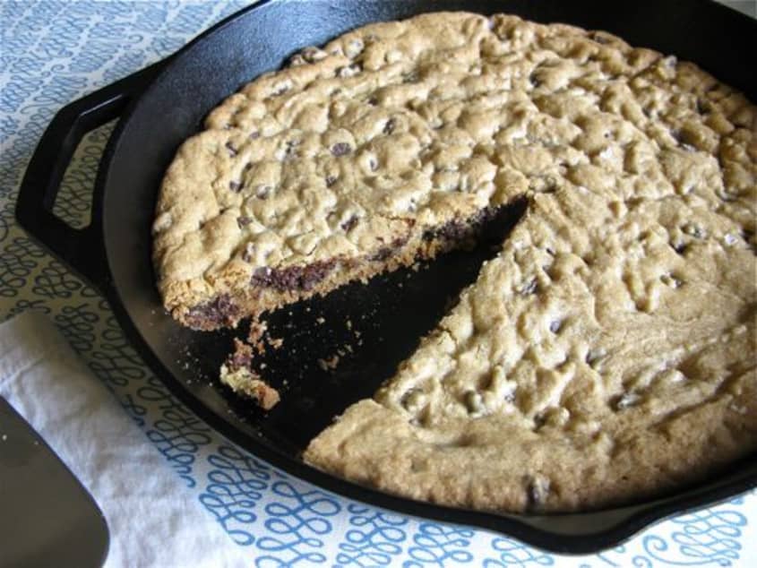 Huge Chocolate Chip Cookie Baked in a CastIron Skillet Recipe Review
