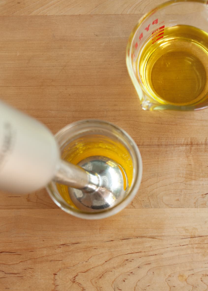 How To Make Mayonnaise with an Immersion Blender The Kitchn