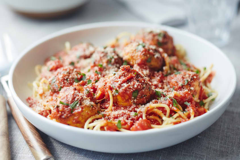 Chicken Meatballs Recipe (Juicy and Flavorful) | The Kitchn