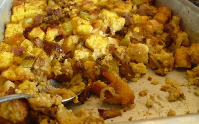 Sweet Potato & Cornbread Hash with Veggie Sausage Gravy The Kitchn