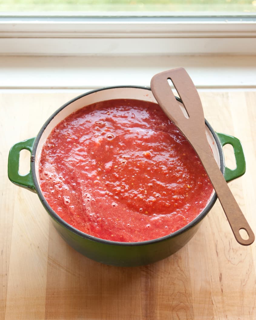 How To Make Tomato Sauce with Fresh Tomatoes (3Ingredient Recipe) Kitchn