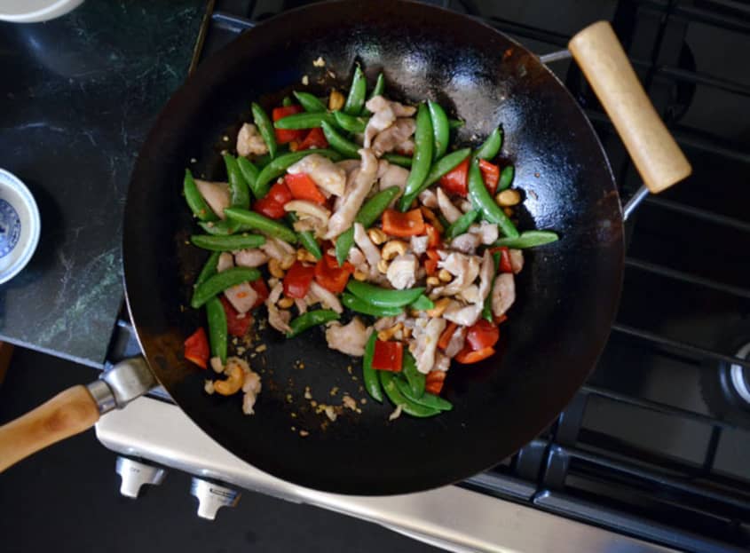 How To StirFry Chicken and Cashews The Kitchn