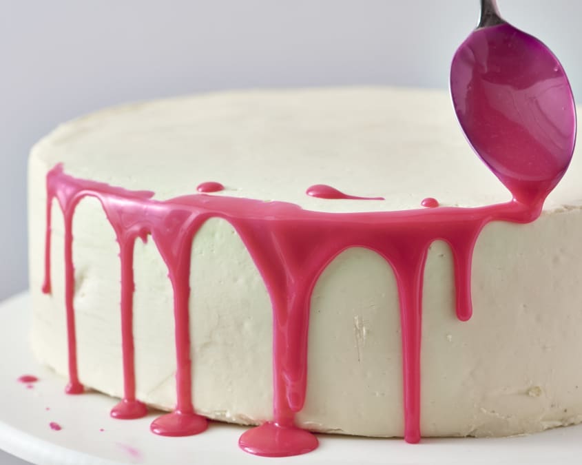 How To Create a Drippy Cake Frosting The Kitchn