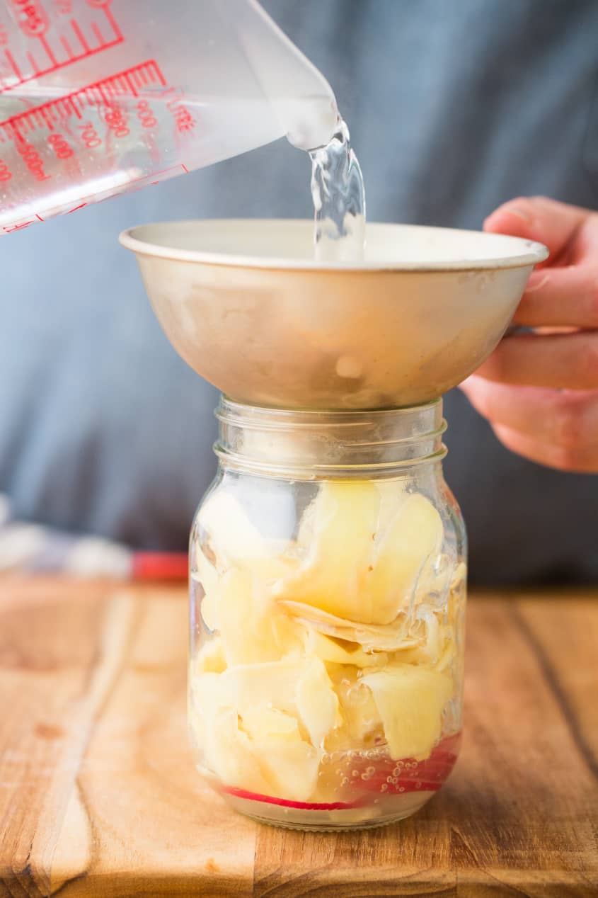 How to pickle ginger spicy sweet salty the kitchn
