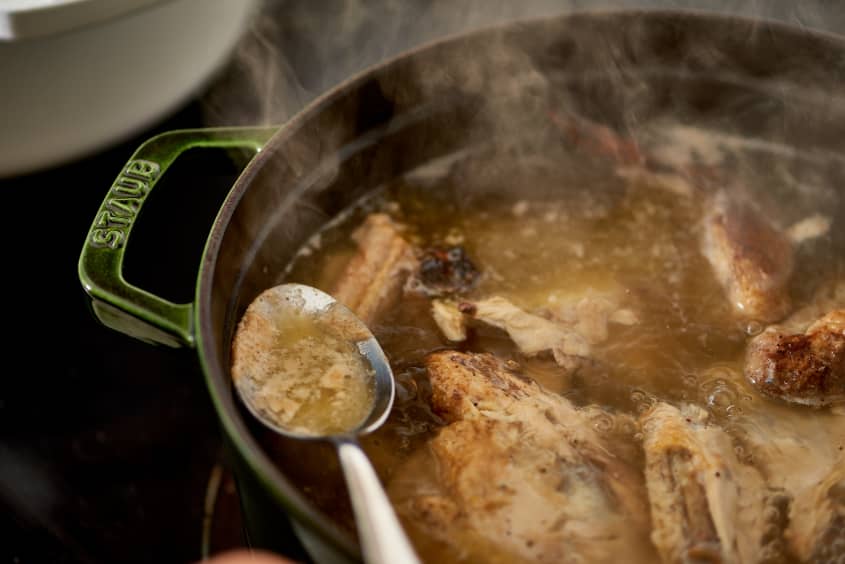 Chicken Bone Broth Recipe (On a Stovetop or In a Slow Cooker) The Kitchn