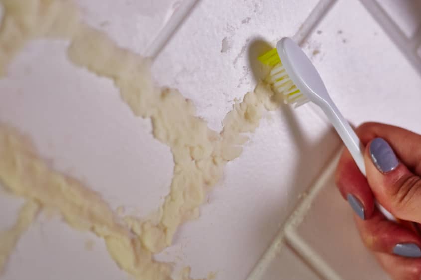 How To Make Your Own Backsplash Grout Cleaner The Kitchn