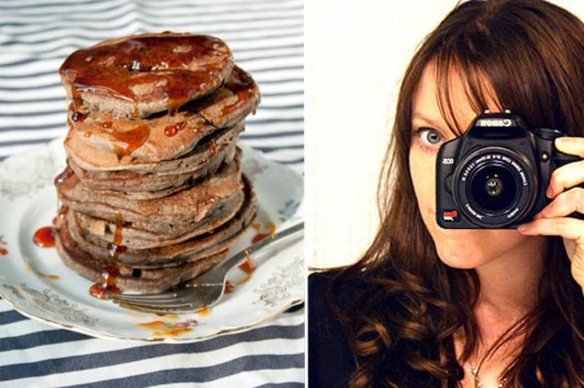 Blueberry Buckwheat Pancakes from Megan of Not Martha The Kitchn