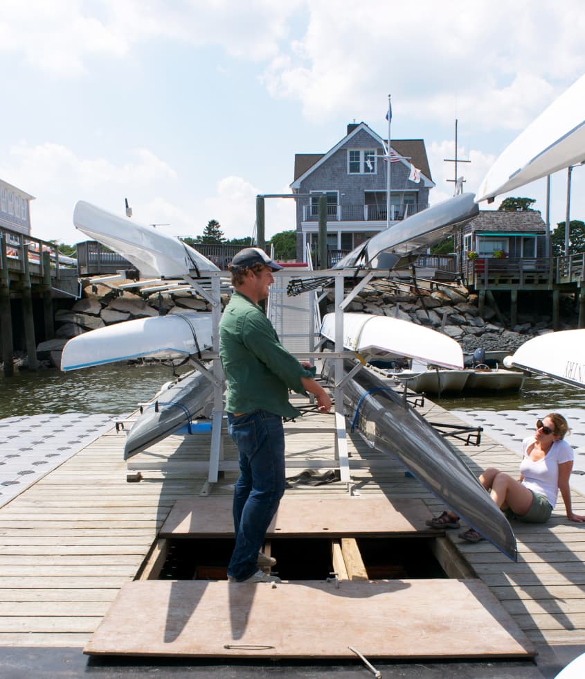 How Oysters Are Grown A Visit to Island Creek Oysters in Duxbury
