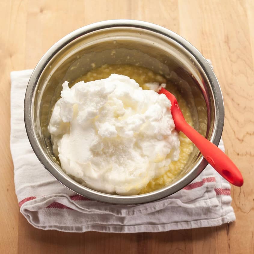 How To Fold Egg Whites or Whipped Cream Into a Batter The Kitchn