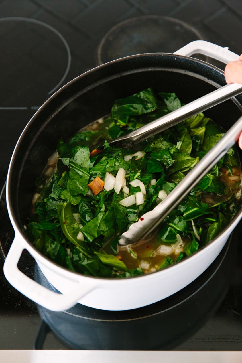 How To Cook Collard Greens in the Slow Cooker The Kitchn
