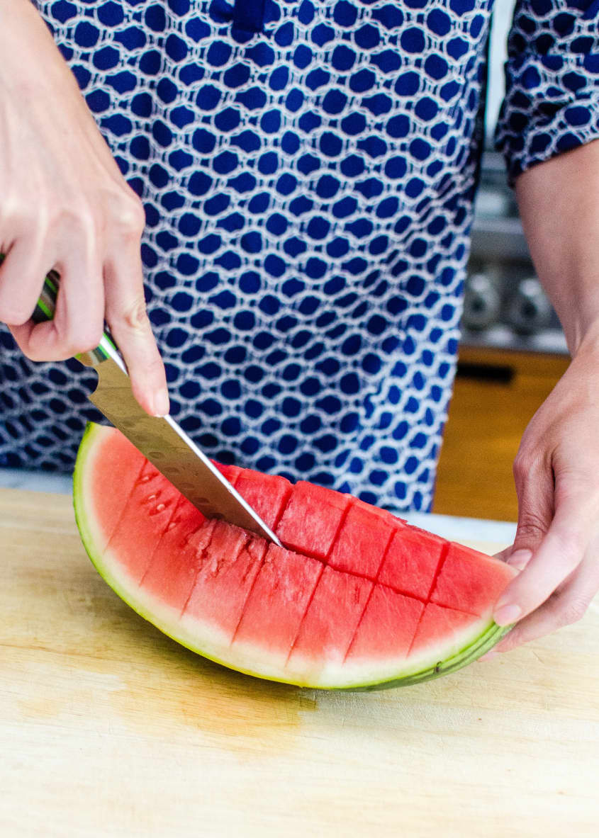 How to Cut Up a Watermelon - Step by Step Tutorial | The Kitchn