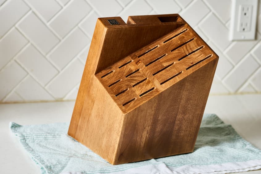 How To Clean a Wooden Knife Block The Kitchn