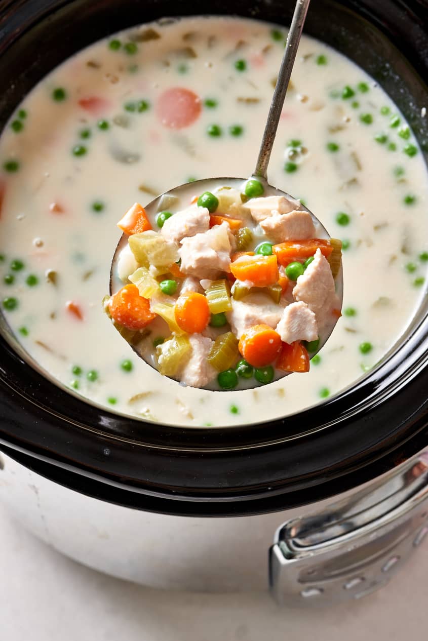 Creamy Chicken Soup from the Slow Cooker | The Kitchn