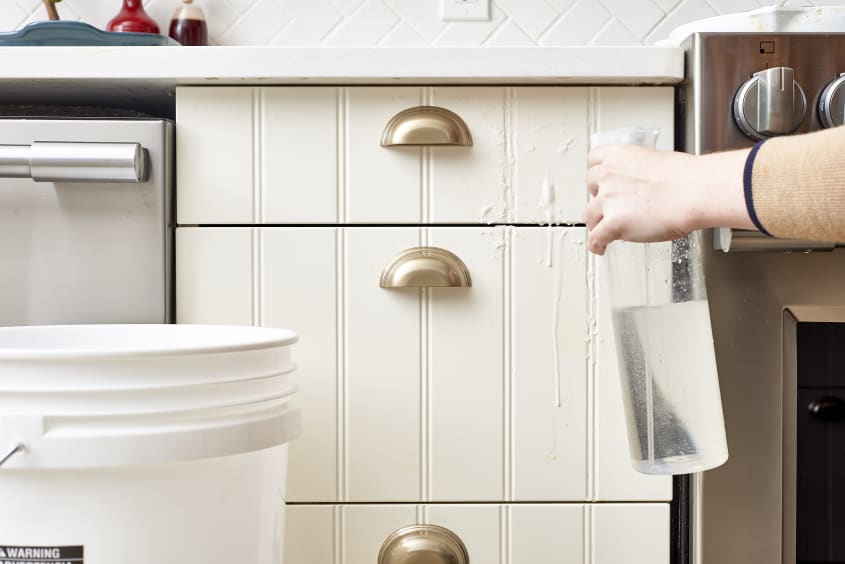 How To Get Sticky Cooking Grease Off Doors The Kitchn