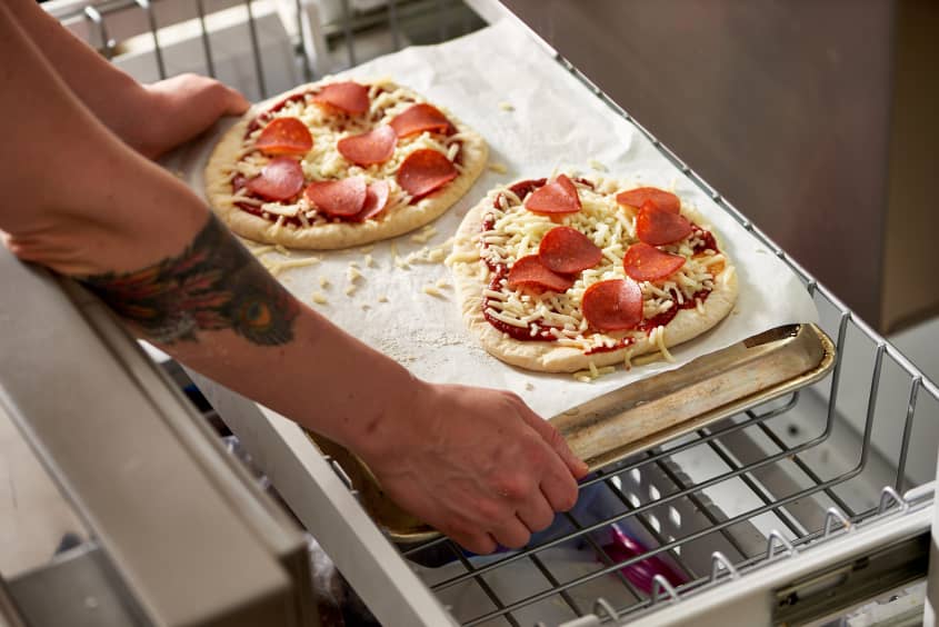 How to use pizza stone with frozen clearance pizza