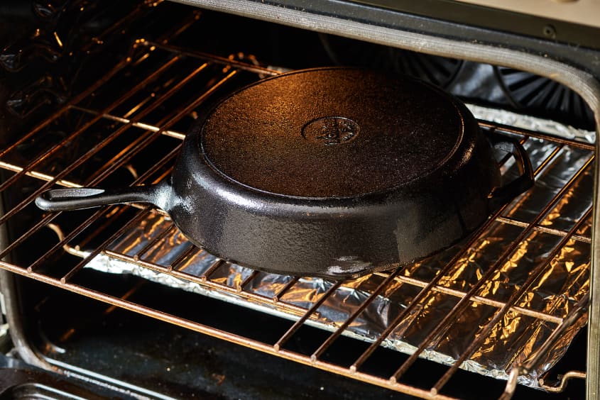 How To Season A Cast Iron Skillet The Kitchn 