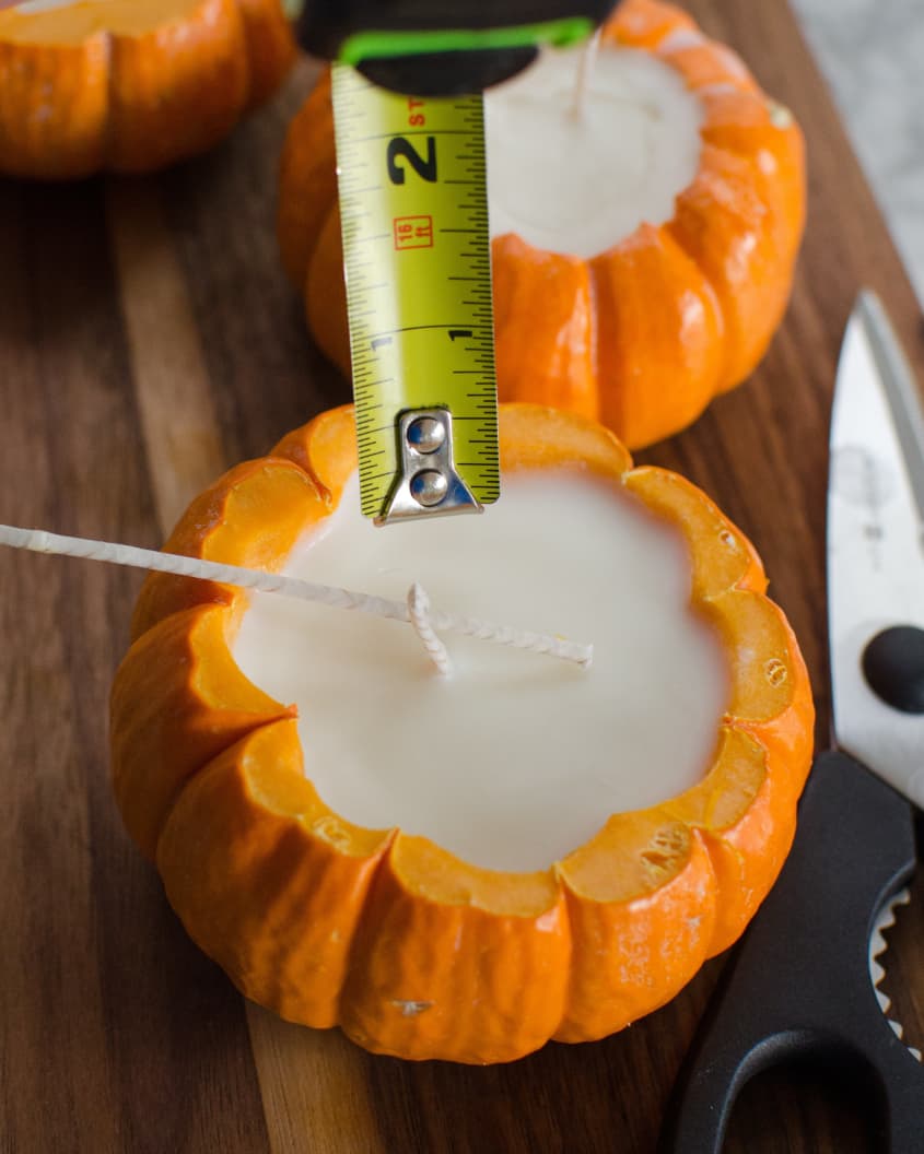 How To Make a Candle Out of a Pumpkin The Kitchn