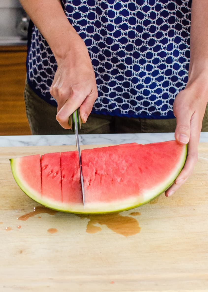 How to Cut Up a Watermelon - Step by Step Tutorial | The Kitchn