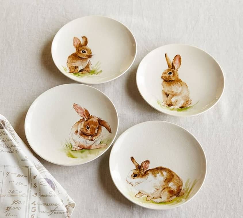 Easter plates shop pottery barn