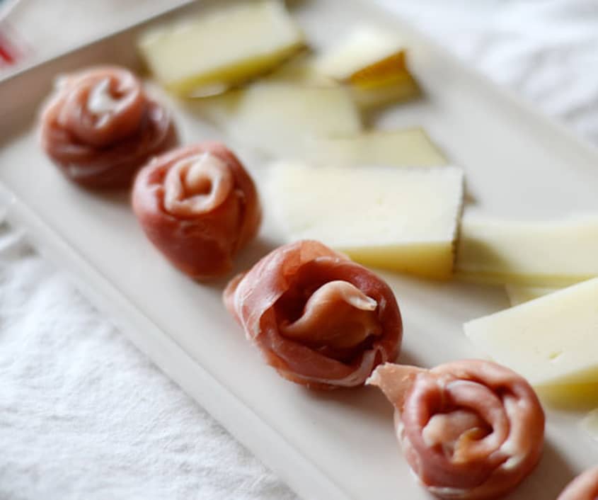 Pretty Party Trays How To Make Prosciutto Rosettes The Kitchn