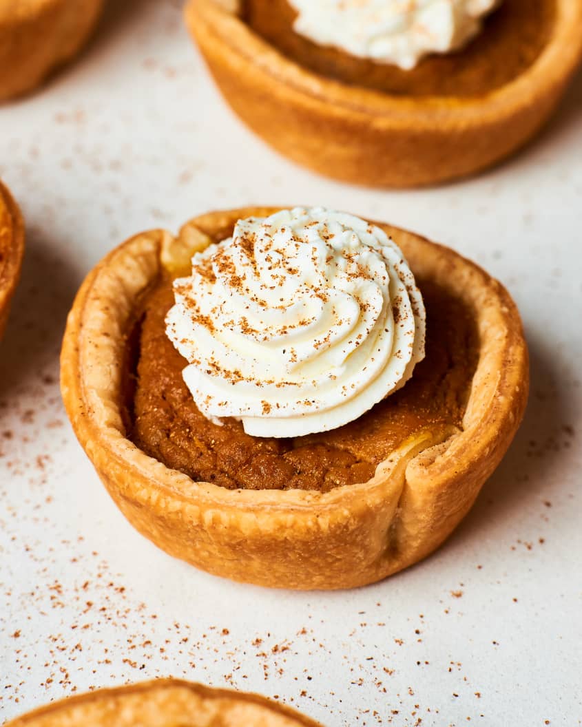 Easy Mini Pumpkin Pies Recipe The Kitchn