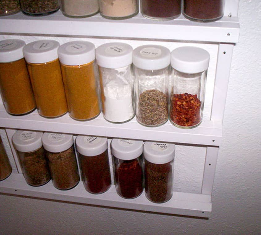 How To Build a Spice Rack Susy’s White and Minimal The Kitchn