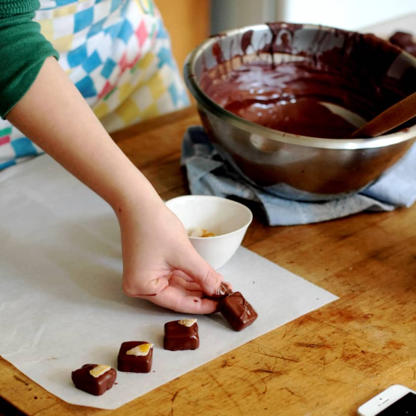 How To Make HandDipped Chocolates The Kitchn